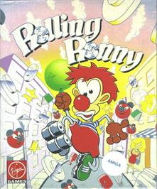 Box cover for Rolling Ronny on the Commodore Amiga.