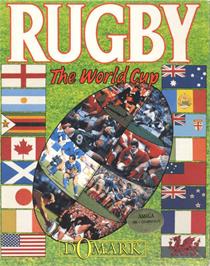 Box cover for Rugby: The World Cup on the Commodore Amiga.
