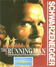 Box cover for Running Man on the Commodore Amiga.