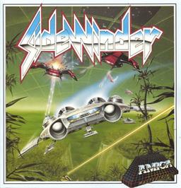 Box cover for Sidewinder on the Commodore Amiga.