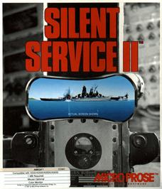 Box cover for Silent Service 2 on the Commodore Amiga.