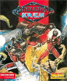 Box cover for Skeleton Krew on the Commodore Amiga.