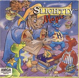 Box cover for Slightly Magic on the Commodore Amiga.
