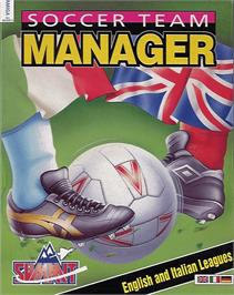 Box cover for Soccer Team Manager: English and Italian Leagues on the Commodore Amiga.