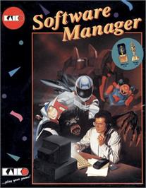 Box cover for Software Manager on the Commodore Amiga.