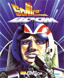 Box cover for Sonic Boom on the Commodore Amiga.