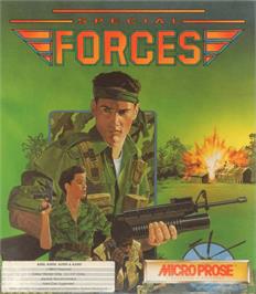 Box cover for Special Forces on the Commodore Amiga.