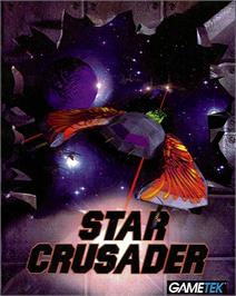 Box cover for Star Crusader on the Commodore Amiga.