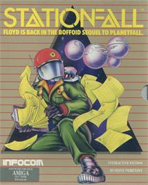 Box cover for Stationfall on the Commodore Amiga.
