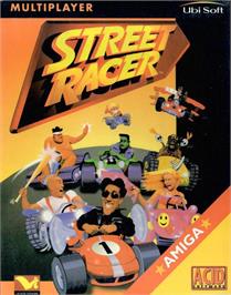 Box cover for Street Racer on the Commodore Amiga.