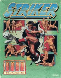 Box cover for Striker on the Commodore Amiga.