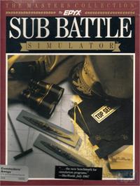 Box cover for Sub Battle Simulator on the Commodore Amiga.