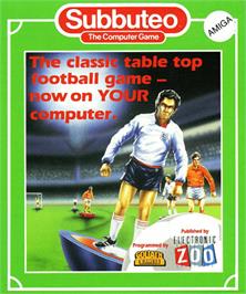 Box cover for Subbuteo on the Commodore Amiga.