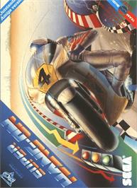Box cover for Super Hang-On on the Commodore Amiga.
