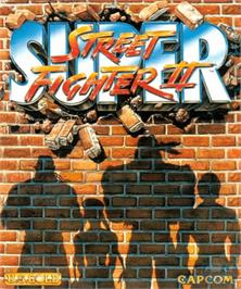 Box cover for Super Street Fighter 2 on the Commodore Amiga.