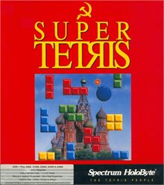 Box cover for Super Tetris on the Commodore Amiga.