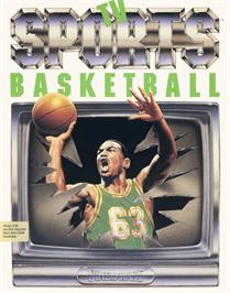 Box cover for TV Sports: Basketball on the Commodore Amiga.