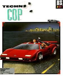 Box cover for Techno Cop on the Commodore Amiga.