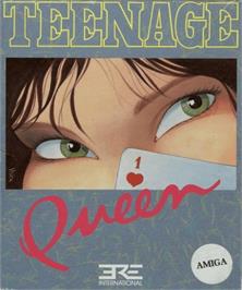 Box cover for Teenage Queen on the Commodore Amiga.