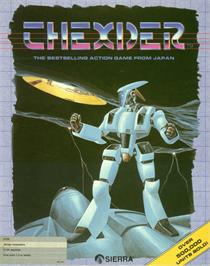 Box cover for Thexder on the Commodore Amiga.