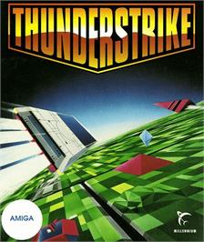 Box cover for Thunder Strike on the Commodore Amiga.