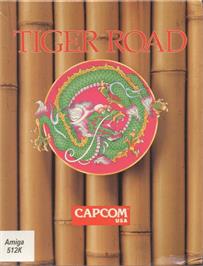 Box cover for Tiger Road on the Commodore Amiga.