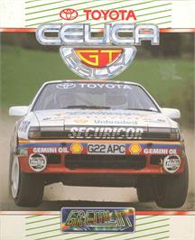 Box cover for Toyota Celica GT Rally on the Commodore Amiga.