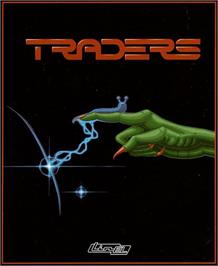 Box cover for Traders: The Intergalactic Trading Game on the Commodore Amiga.
