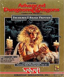 Box cover for Treasures of the Savage Frontier on the Commodore Amiga.
