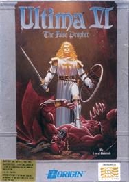 Box cover for Ultima VI: The False Prophet on the Commodore Amiga.