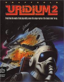 Box cover for Uridium 2 on the Commodore Amiga.