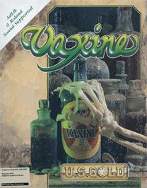 Box cover for Vaxine on the Commodore Amiga.