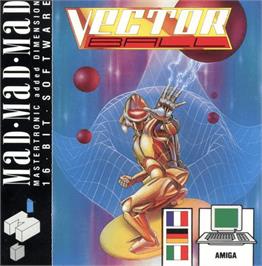 Box cover for Vector Ball on the Commodore Amiga.