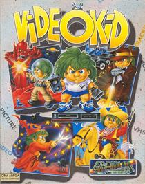 Box cover for Videokid on the Commodore Amiga.
