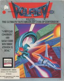 Box cover for Volfied on the Commodore Amiga.