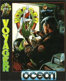 Box cover for Voyager on the Commodore Amiga.
