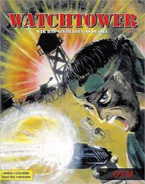 Box cover for Watchtower on the Commodore Amiga.