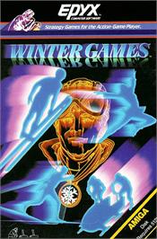Box cover for Winter Games on the Commodore Amiga.