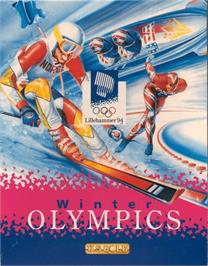 Box cover for Winter Olympics: Lillehammer '94 on the Commodore Amiga.