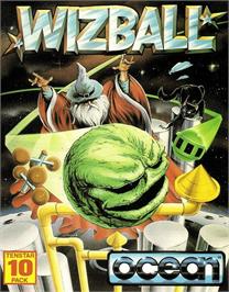 Box cover for Wizball on the Commodore Amiga.