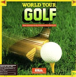 Box cover for World Tour Golf on the Commodore Amiga.