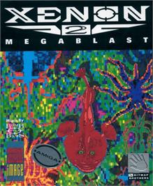 Box cover for Xenon 2: Megablast on the Commodore Amiga.