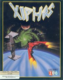 Box cover for Xiphos on the Commodore Amiga.