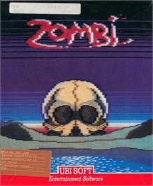 Box cover for Zombi on the Commodore Amiga.