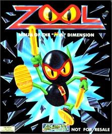 Box cover for Zool on the Commodore Amiga.