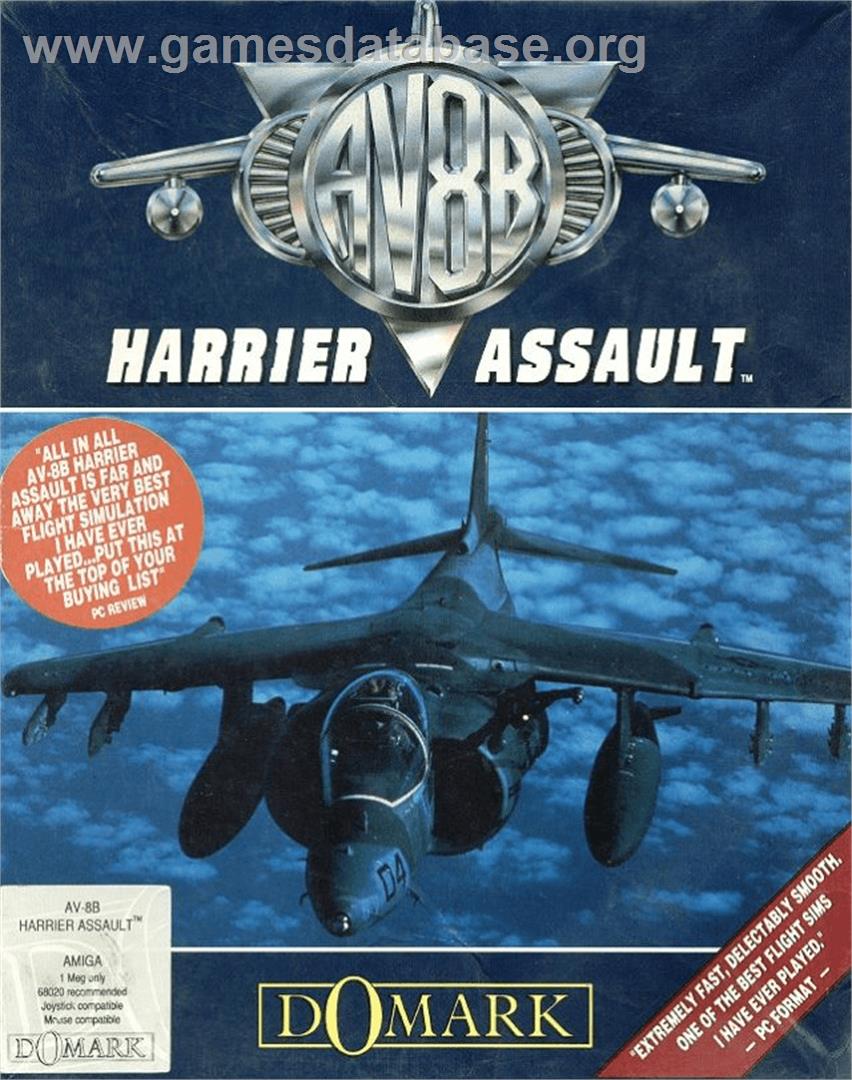 AV8B Harrier Assault - Commodore Amiga - Artwork - Box