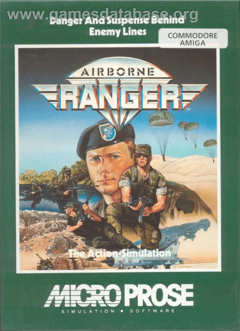 Airborne Ranger - Commodore Amiga - Artwork - Box