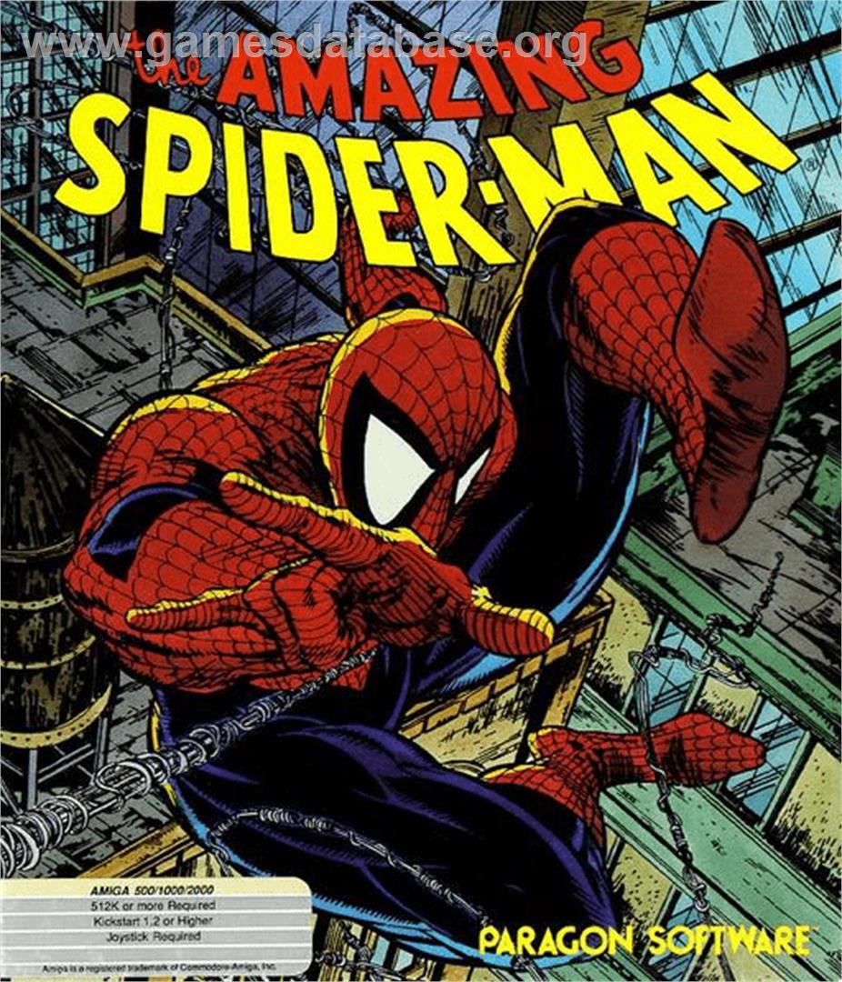 Amazing Spider-Man - Commodore Amiga - Artwork - Box