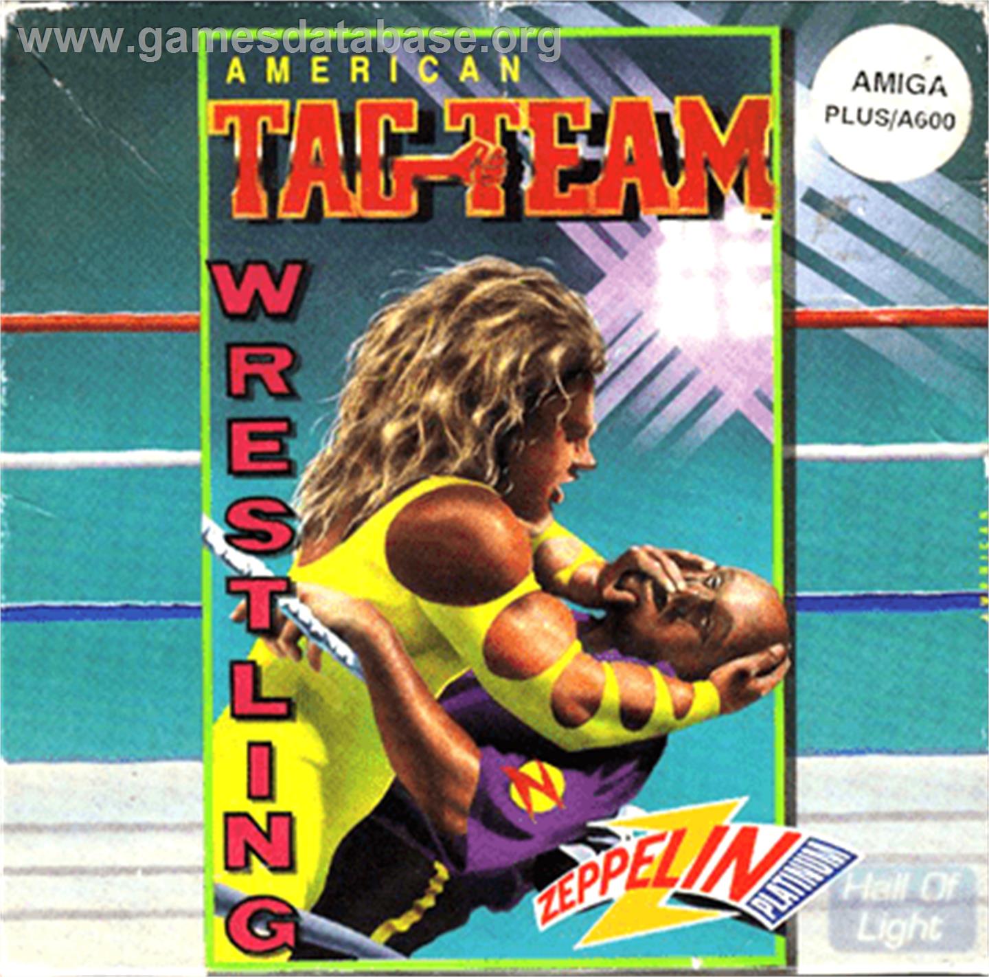American Tag Team Wrestling - Commodore Amiga - Artwork - Box