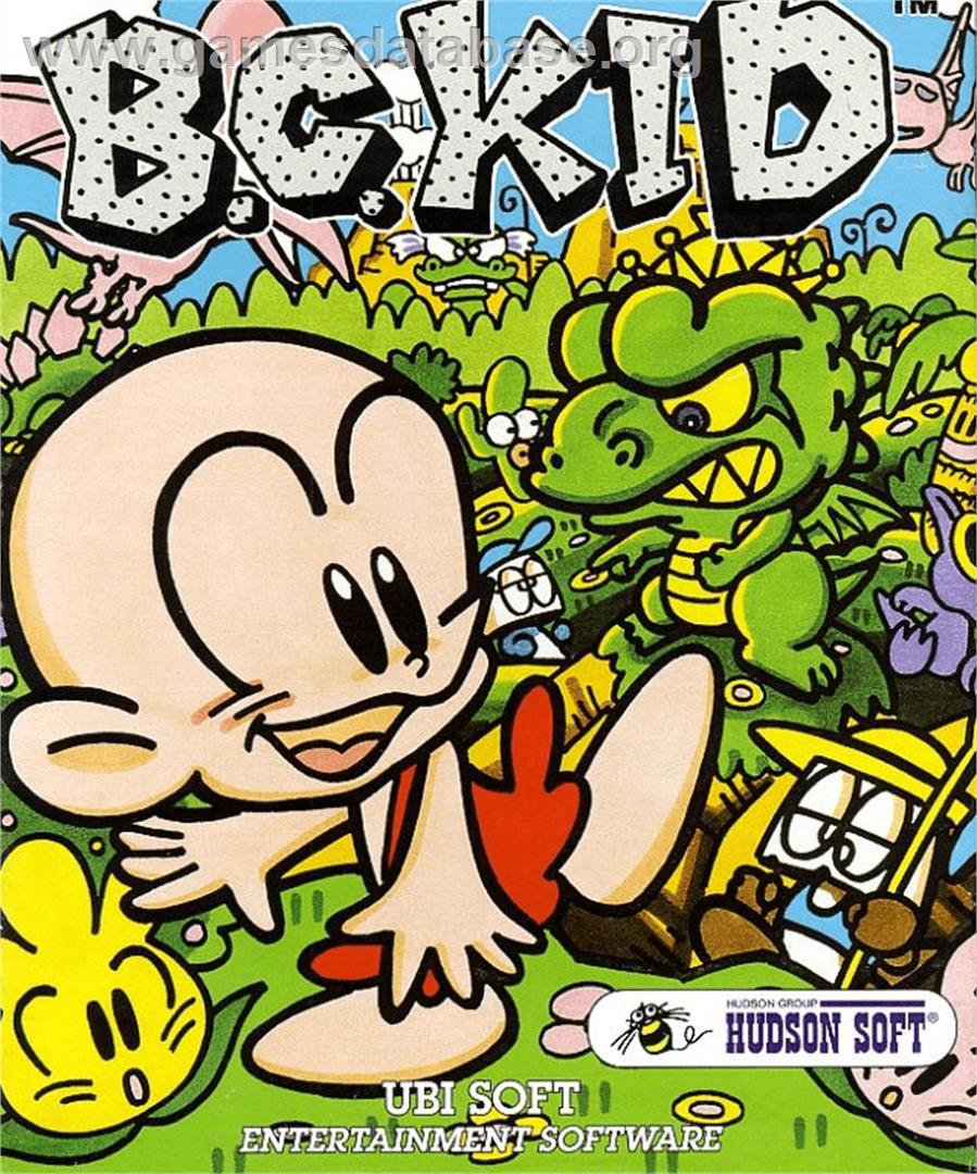 B.C. Kid / Bonk's Adventure / Kyukyoku!! PC Genjin - Commodore Amiga - Artwork - Box